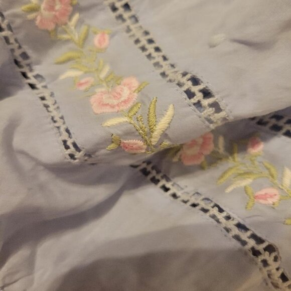 LoveShackFancy Adley Ruffle Ambrosia Garden Mini Dress Sz Med MSRP $385 - Picture 9 of 13